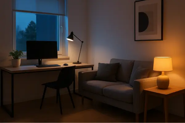 Passo a passo para criar iluminação ergonômica em ambientes reduzidos